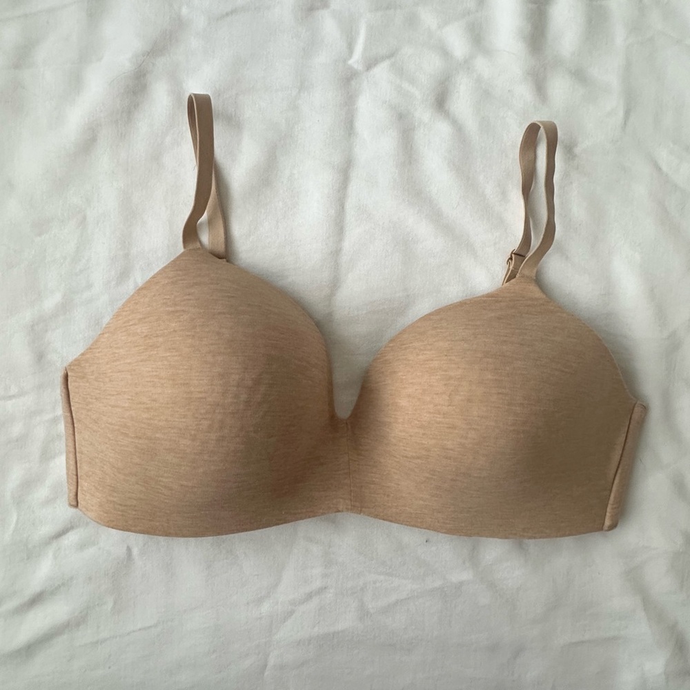 GapBody Breathe Wireless Bra 40C Rugby Tan Neutral Nude - Picture 8 of 8